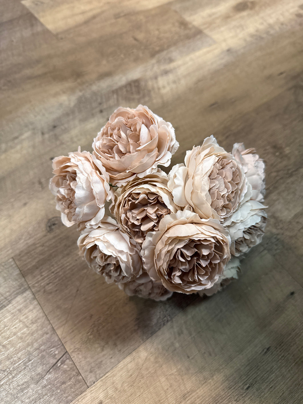 AGER100-M 13 Cream Tan Peonies