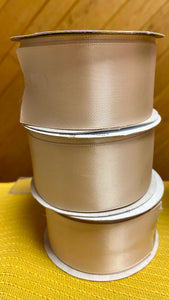 BOOZ100-O 1.5” Beige/Cream Silk Ribbon