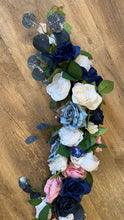 Load image into Gallery viewer, SPAYDE-I Blue &amp; Pink Floral Table Garland/Arch Swag