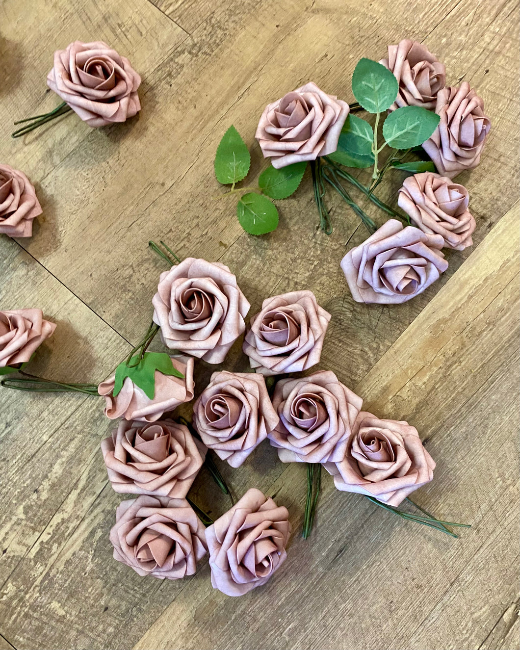 BAKE200-K Dusty Mauve Foam Flowers