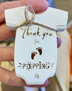BRAC100-F Baby Shower “Thank you”Favor Tags