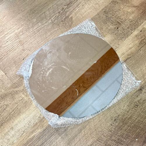 FEAT200-B 12” Round, Centerpiece Mirror