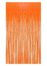 Load image into Gallery viewer, BRAC100-K Orange Fringe Curtain Backdrop