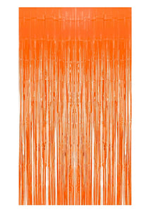 BRAC100-K Orange Fringe Curtain Backdrop