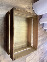 Load image into Gallery viewer, DIEH300-A Dark Stain Wood Crate