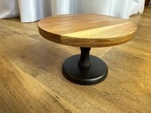 Load image into Gallery viewer, JUBAS-W 8.5” Wood Cake Stand