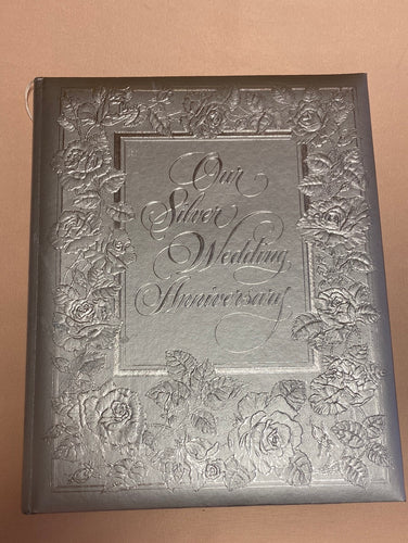 BOOK100-N 25th Wedding Anniversary Book