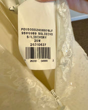 Load image into Gallery viewer, DEET- Ivory Plunge, A-Line Gown With Belt. Size 20W