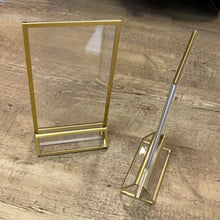 Load image into Gallery viewer, BURT100-X Acrylic Gold Trim Frame