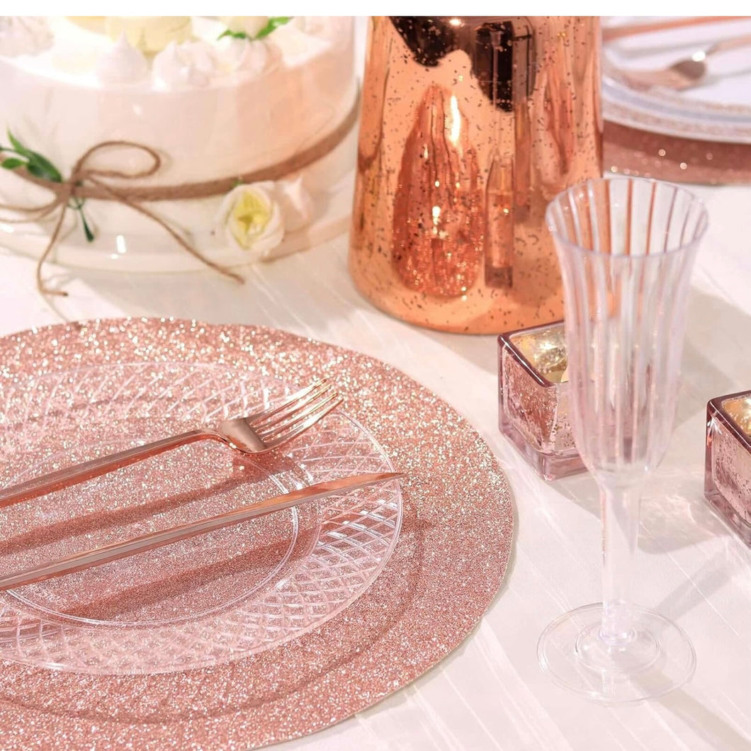 SMIT800-E 18 Rose Gold Centerpiece/Placemats