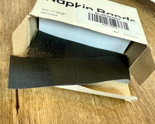 Load image into Gallery viewer, DIEH300-G Black Paper Napkin Rings