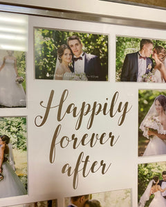 DAWS100-I “Happy forever after” Photo Frame. NWT