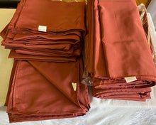 Load image into Gallery viewer, WEIL100-D Cinnamon/Brick Colored Tablecloths