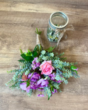 Load image into Gallery viewer, STILES-A Pink &amp; Purple Floral, Eucalyptus Centerpieces. Set of 10