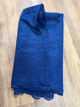 Load image into Gallery viewer, SPAYDE-S 72” Navy Blue, Lace Tablecloth Overlay