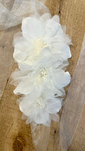 Load image into Gallery viewer, LUND100-O Ivory, Floral Belt/Sash