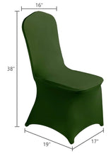 Load image into Gallery viewer, GAST200-B 50 Green Spandex Chair Covers