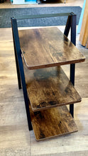 Load image into Gallery viewer, JUBAS-B Black &amp; Wood Tiered Display