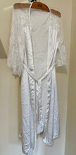 Load image into Gallery viewer, BORING-J White, Satin Robe. Size XL
