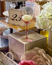 Load image into Gallery viewer, LYNN100-C Pink Glass Goblets, Set of 4