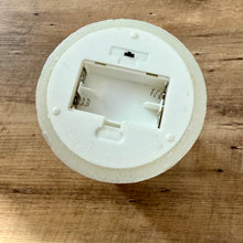 Load image into Gallery viewer, REES100-AD Glittery, Silver Pillar Candle