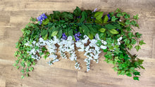 Load image into Gallery viewer, BAIL100-C Purple &amp; White Cascading Swag