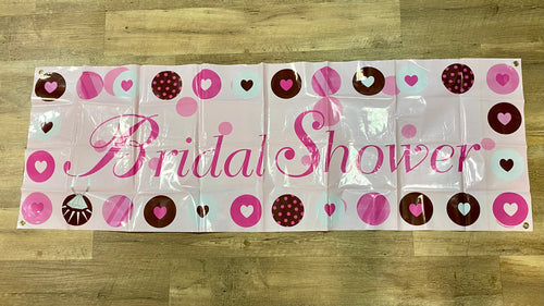 KRUG400-P Pink “Bridal Shower” Banner