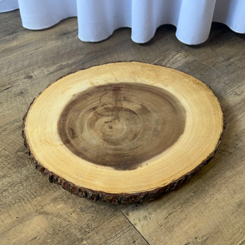 MCCO300-E Wood Slab Cake Stand