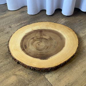 MCCO300-E Wood Slab Cake Stand
