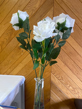 Load image into Gallery viewer, PIPE100-C 24” White Roses