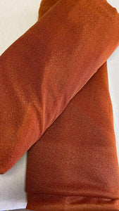 GAST200-E Sparkly Terracotta Chiffon Material