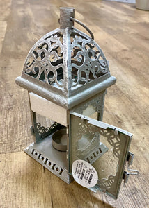 DAWS100-M Distressed Grey Lantern