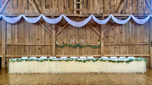 Load image into Gallery viewer, BECH100-F Ivory Tulle Table Skirts