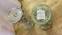 Load image into Gallery viewer, LIVI100-O Rhinestone, Pedestal Candle Holders