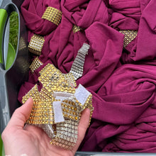 Load image into Gallery viewer, SMEG100-I Gold Napkin Rings
