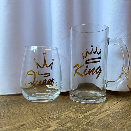 PROS100-T King & Queen Toasting Glasses