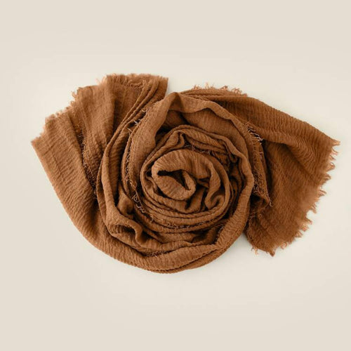 K&K Caramel Fringe Cheesecloth