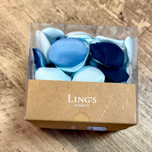 Load image into Gallery viewer, LEGO200-C Dusty/Navy Blue Flower Petals
