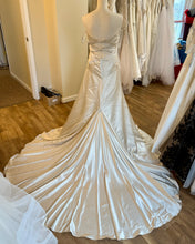 Load image into Gallery viewer, FAUST- Champagne Cashmere, Strapless Gown. Size 10 NWT