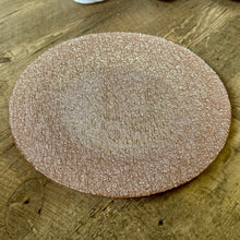 Load image into Gallery viewer, REES100-BC 11” Rose Gold Glass Plate