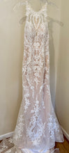 Load image into Gallery viewer, BUCC100- Sequins Ivory/Nude Fit &amp; Flare. Size 4 NWT