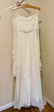 Load image into Gallery viewer, DEVLIN-A Off-The-Shoulder Ivory Gown. Size 6/8