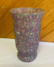 Load image into Gallery viewer, CHAR100-S Purple Mosaic Vase
