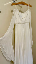Load image into Gallery viewer, DEVLIN-A Off-The-Shoulder Ivory Gown. Size 6/8