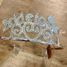 Load image into Gallery viewer, GRAY100-M “Bride to be” Tiara