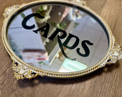 BAIL100-J Gold Vintage Mirror “Cards”