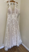 Load image into Gallery viewer, BENT100- Ivory/Sand Boho A-line Gown. NWT Size 21/22