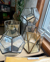 Load image into Gallery viewer, REES100-X Glass Geometric Candle Holder/Lantern