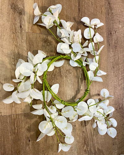 SHIM100-R Ivory Eucalyptus Floral Ring