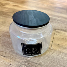 Load image into Gallery viewer, KISS-R Small Glass “tips” Jar With Lid